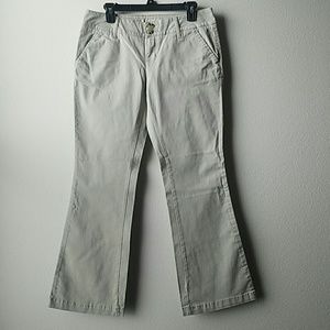 Arizona Schoolgirl Bootcut Khaki Pants NWOT